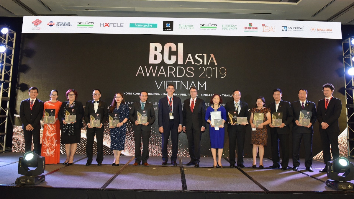 BCI Asia Award vinh danh Top 10 Chủ đầu tư hàng đầu Việt Nam 2019.