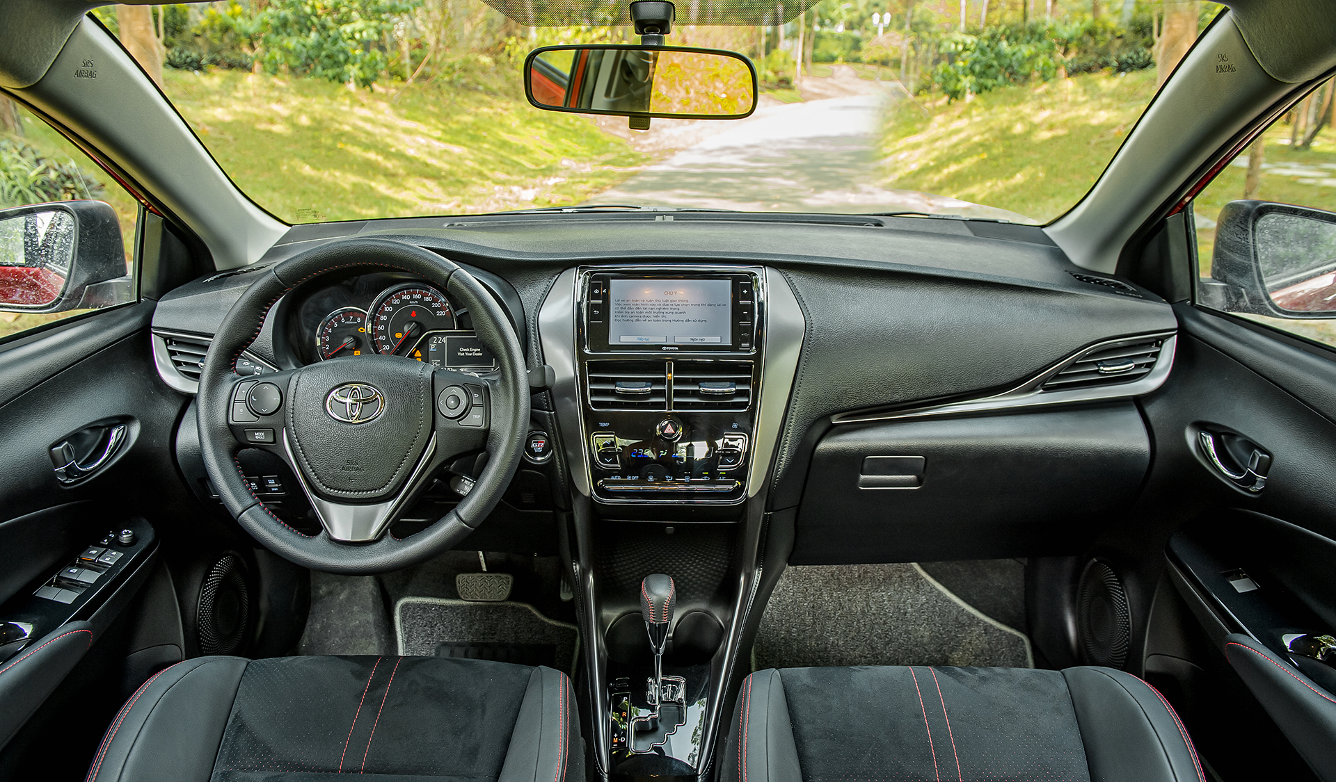Thiết kế nội thất của Toyota Vios 2021.