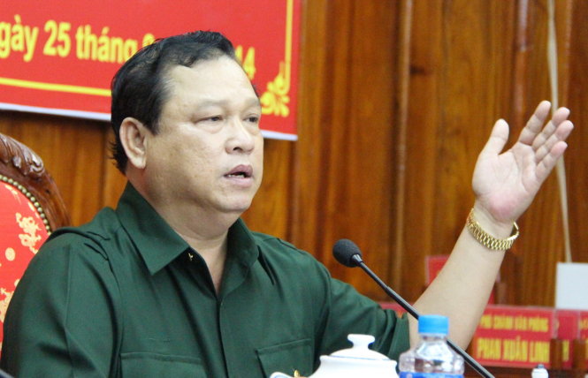 Chủ tịch UBND tỉnh Bình Phước Nguyễn Văn Trăm.<br>