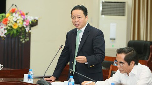 Bộ trưởng Bộ Tài nguyên và môi trường Trần Hồng Hà.