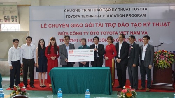 Tiếp tục tổ chức chương trình đào tạo kỹ thuật Toyota