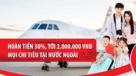 Thẻ tín dụng du lịch Maritime Bank Visa là dòng thẻ có mức hoàn tiền cao nhất thị trường hiện nay.