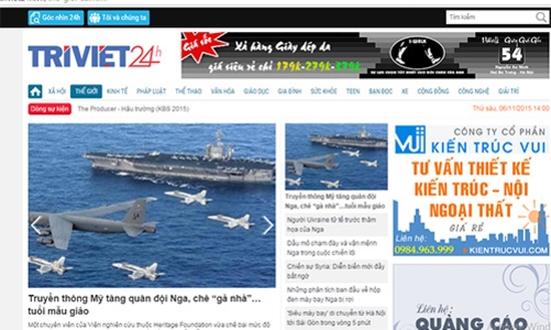 Thu hồi giấy phép trang thông tin điện tử Trí Việt 24h