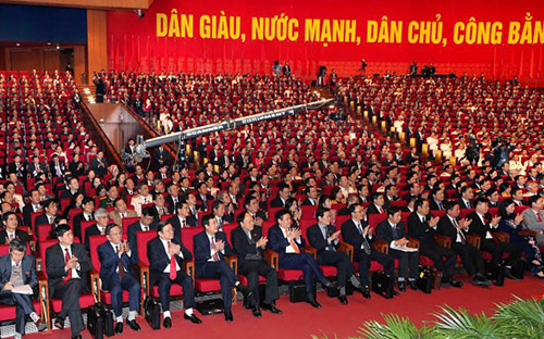 Tại phiên trù bị, Đại hội đã biểu quyết tán thành, nhất trí cao thông qua quy chế làm việc, chương trình làm việc và quy chế bầu cử.<br>