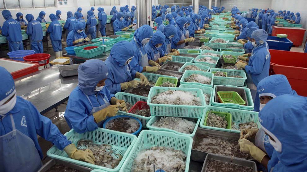 Hiện Trung Quốc đang tăng nhập khẩu tôm để phục vụ Tết âm lịch