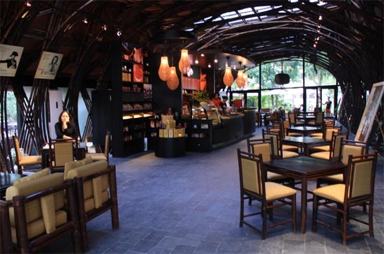 Một quán cà phê Trung Nguyên.