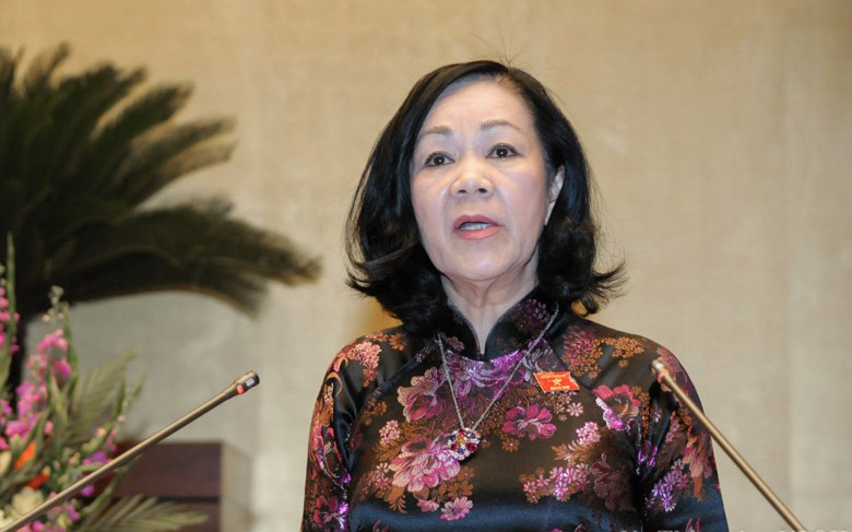 Chủ nhiệm Uỷ ban Về các vấn đề xã hội Trương Thị Mai cho biết nhiều ý kiến đại biểu đã được tiếp thu trong chỉnh lý dự án Luật Dược.