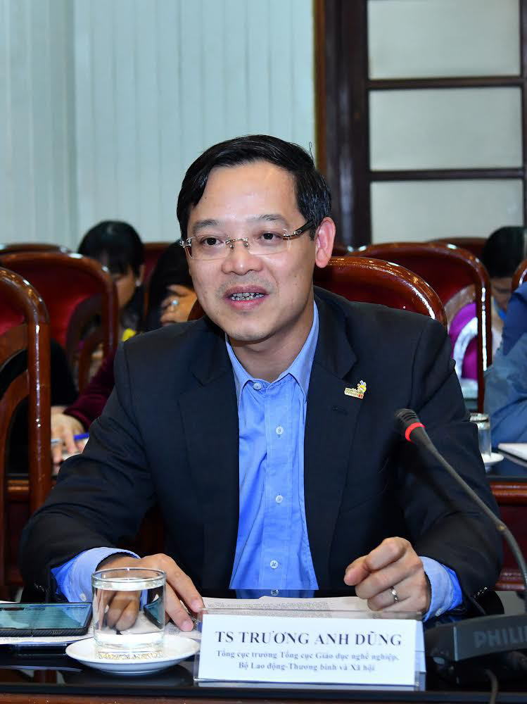 Tổng cục trưởng Tổng cục Dạy nghề Trương Anh Dũng