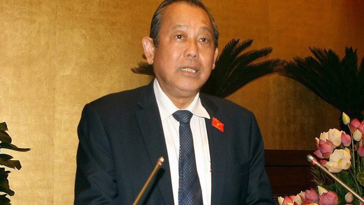 Phó thủ tướng Trương Hoà Bình.