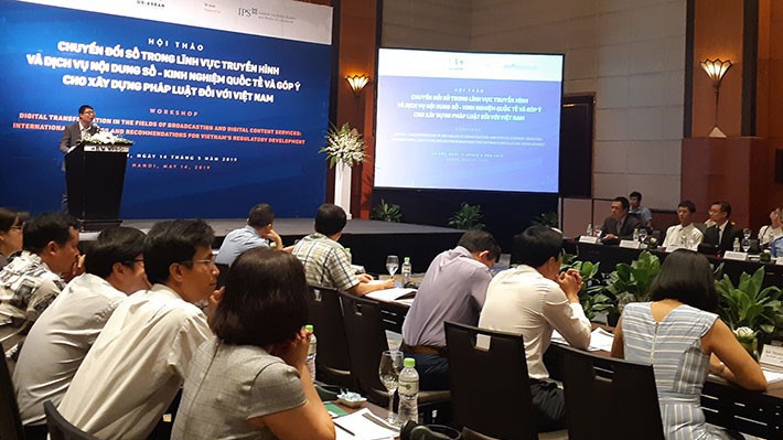 Hội thảo “Chuyển đổi số trong lĩnh vực truyền hình và dịch vụ nội dung số” ngày 14/5.