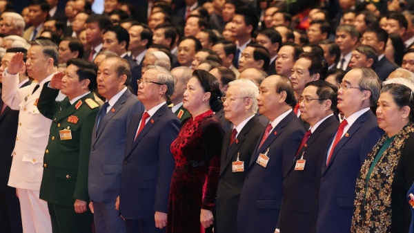 Chùm ảnh Lễ khai mạc trọng thể Đại hội XIII của Đảng