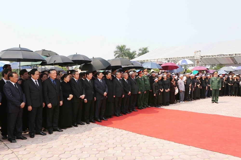 Lễ truy điệu và an táng nguyên Tổng bí thư Đỗ Mười  - Ảnh 7.