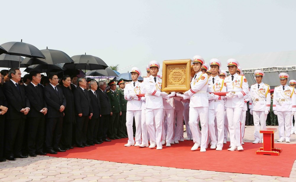 Lễ truy điệu và an táng nguyên Tổng bí thư Đỗ Mười  - Ảnh 9.