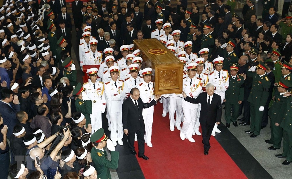 Lễ truy điệu và an táng nguyên Tổng bí thư Đỗ Mười  - Ảnh 5.