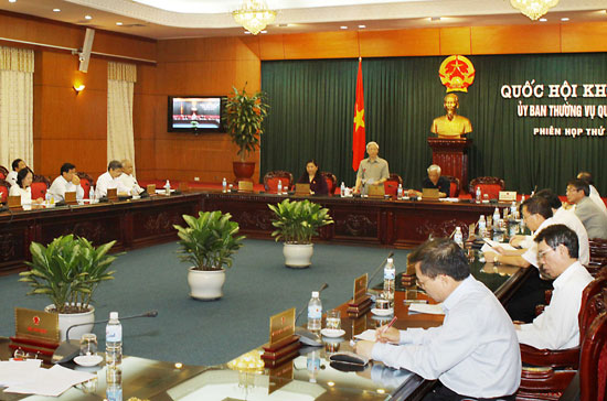 Phiên họp thứ 35 của Ủy ban Thường vụ Quốc hội đã bế mạc sáng 5/10.