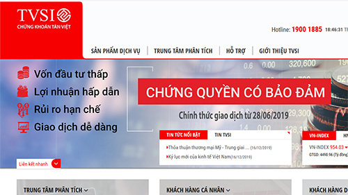 Trang web của TVSI.