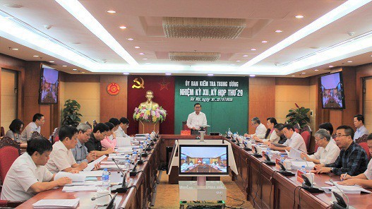 Từ ngày 10 - 12/9, Ủy ban Kiểm tra Trung ương đã họp kỳ 29.