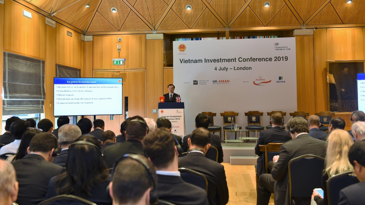 Hội nghị xúc tiến đầu tư tài chính ngày 4/7/2019 tại London