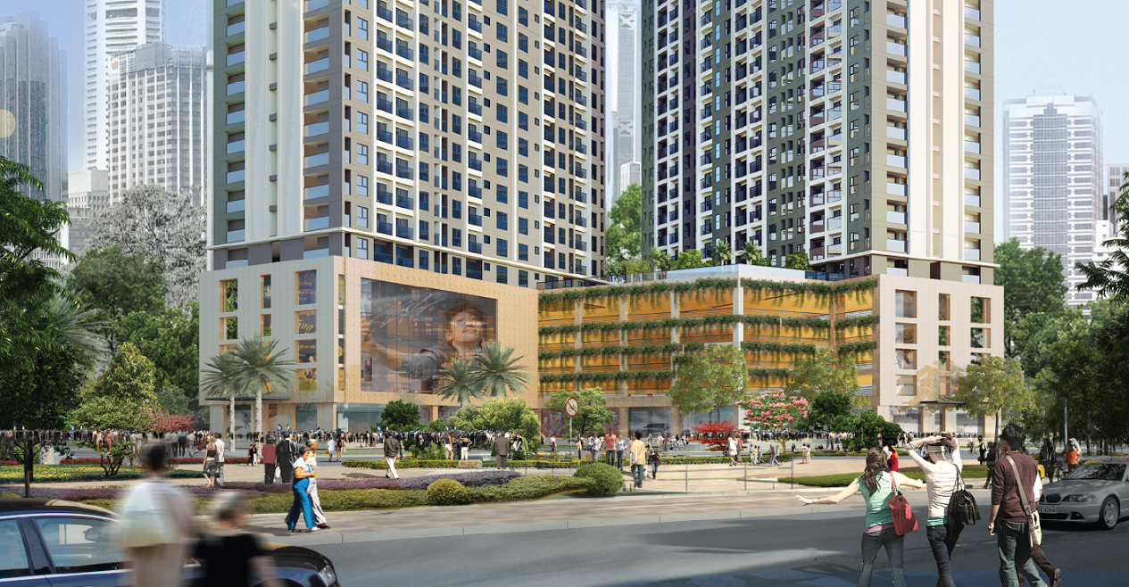 The Golden An Khánh tọa lạc tại lô HH6 thuộc khu đô thị Nam An Khánh, nằm ở cửa ngõ phía Tây Nam Hà Nội.