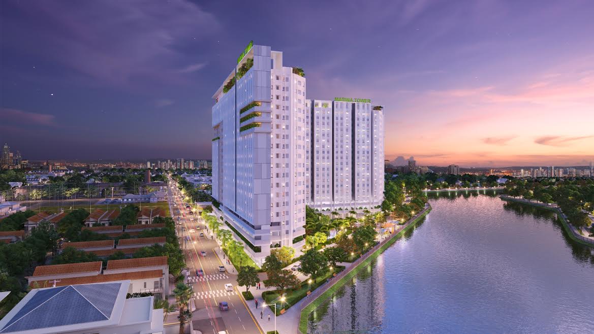 Phối cảnh dự án Marina Tower.