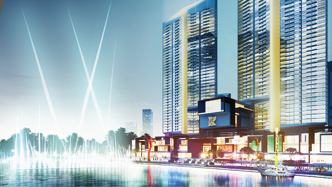 Khu công viên nhạc nước này sẽ nằm tại khu Nam Tp.HCM thuộc dự án Kenton Node Hotel Complex.