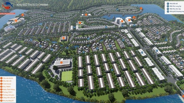Phối cảnh tổng thể của dự án Gami EcoCharm.