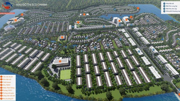Phối cảnh tổng thể của dự án Gami EcoCharm.