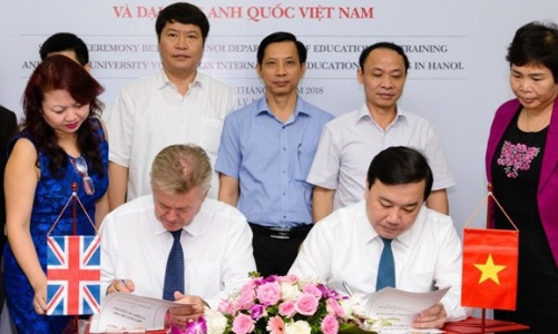 Sở Giáo dục và Đào tạo Hà Nội hợp tác với Đại học Anh Quốc Việt Nam