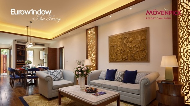 Mövenpick Resort Cam Ranh có phong cách xây dựng tối giản nhưng hiện đại.