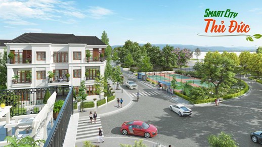 Dự án được quy hoạch theo kiểu kiến trúc đô thị xanh.