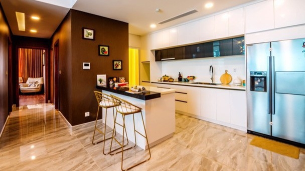 Thiết kế cận cảnh căn hộ mẫu dự án Green Star Sky Garden.