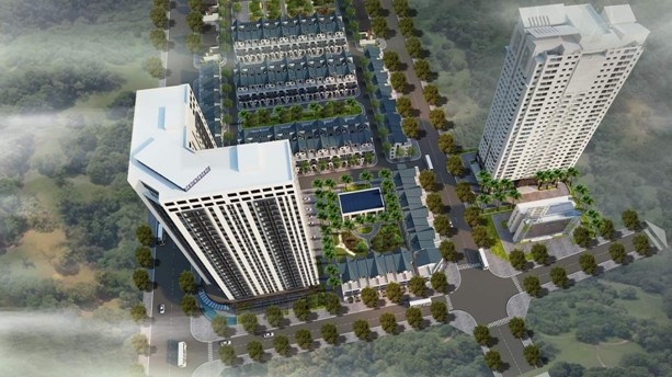 Phối cảnh dự án Thăng Long City tại xã Đại Mỗ.