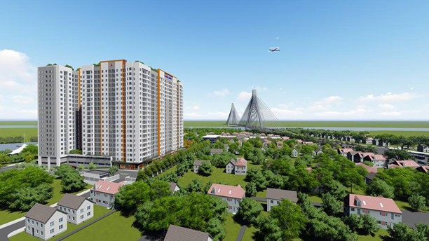 Có mức giá khá mềm, nhưng Samsora Riverside sở hữu diện tích cây xanh, mặt nước lên đến 9.000 m2 - diện tích được xem lớn nhất khu vực hiện nay.