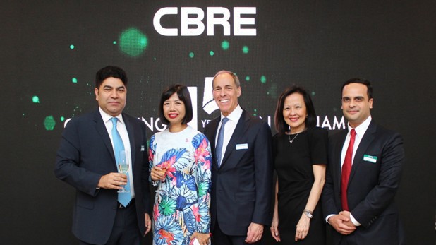 Tập thể lãnh đạo CBRE khu vực Châu Á – Thái Bình Dương.