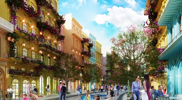Dự án phố đi bộ 2.000m mang kiến trúc Âu - Mỹ tại Phan Thiết - Ảnh 3.