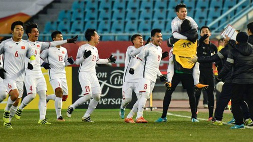 Chiến thắng của đội tuyển U23 Việt Nam làm nức lòng người hâm mộ - Ảnh: AFC.