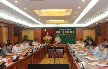 Uỷ ban Kiểm tra Trung ương họp kỳ thứ 16.