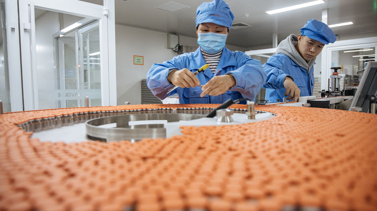 Mỹ là quốc gia có năng lực sản xuất vaccine cao nhất thế giới - Ảnh: Global Times