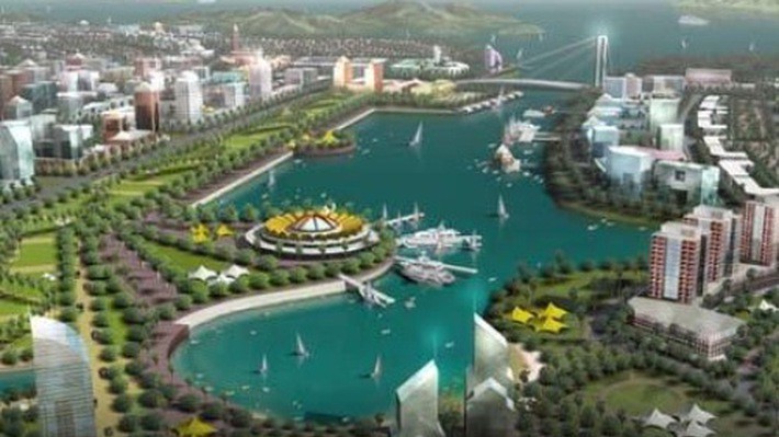 Phối cảnh đặc khu kinh tế Vân Đồn, Quảng Ninh.