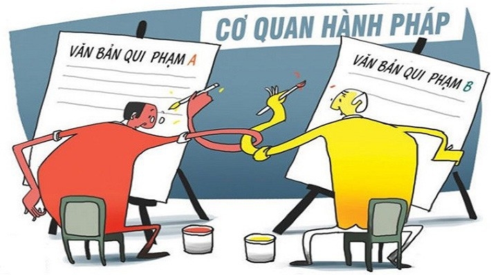 Thực trạng ban hành văn bản trái pháp luật đã ảnh hưởng không nhỏ đến tình hình phát triển kinh tế, môi trường đầu tư kinh doanh.