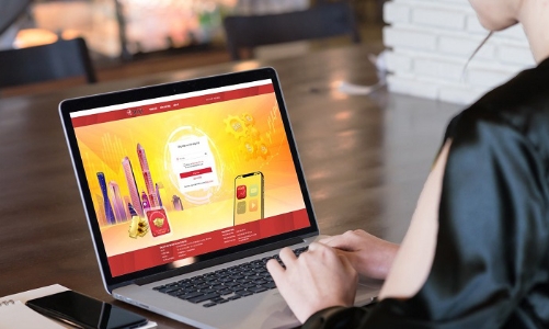 Ngân hàng cũng đẩy mạnh bán vàng online trong ngày Thần Tài