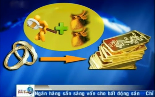 Ngân hàng Nhà nước đã yêu cầu tất cả các doanh nghiệp kinh doanh vàng, tạm xuất tái nhập số lượng vàng hiện có ra nước ngoài để kiểm định chất lượng <i>- Nguồn: VTV.</i> <br>