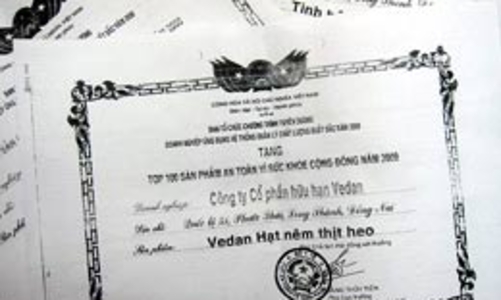 Vedan trả lại “giải thưởng” cho ban tổ chức