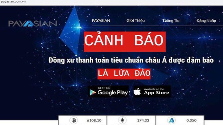 Bộ Công an cảnh báo lừa đảo của ví thanh toán điện tử PayAsian.