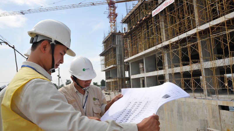 Xây dựng được dự báo là ngành sẽ bị ảnh hưởng nghiêm trọng do ảnh hưởng của stress nhiệt. Ảnh minh họa: Internet. 