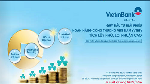 Trang web của Công ty TNHH MTV Quản lý quỹ Ngân hàng thương mại cổ phần Công thương Việt Nam (VietinBank Capital).