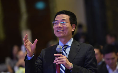 Tổng giám đốc Viettel Nguyễn Mạnh Hùng - Ảnh: Việt Tuấn.<br>