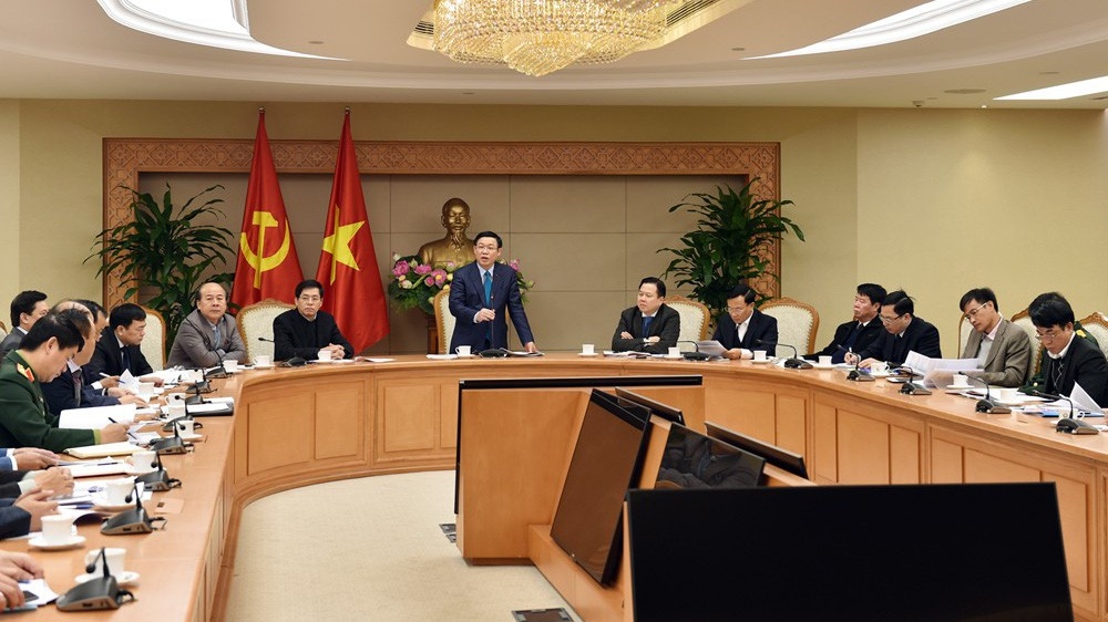 Toàn cảnh cuộc họp tổng kết nhiệm vụ cổ phần hóa, thoái vốn tại doanh nghiệp Nhà nước - Ảnh; VGP.