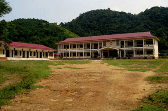 Một công trình được xây dựng từ nguồn vốn trái phiếu Chính phủ.