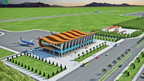 Phối cảnh thiết kế sân bay Phan Thiết.